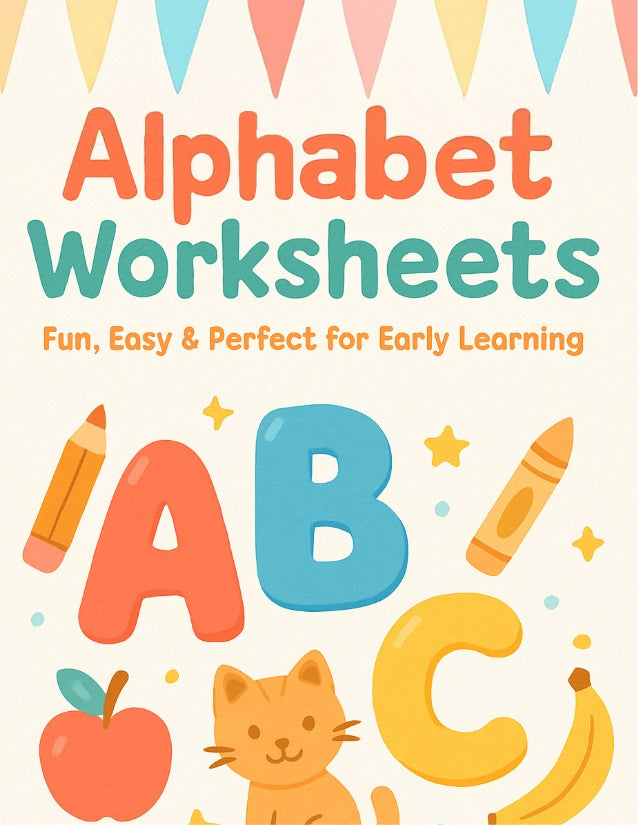 Free Printable Alphabet Worksheets | Fun, Easy & Perfect for Early Learning