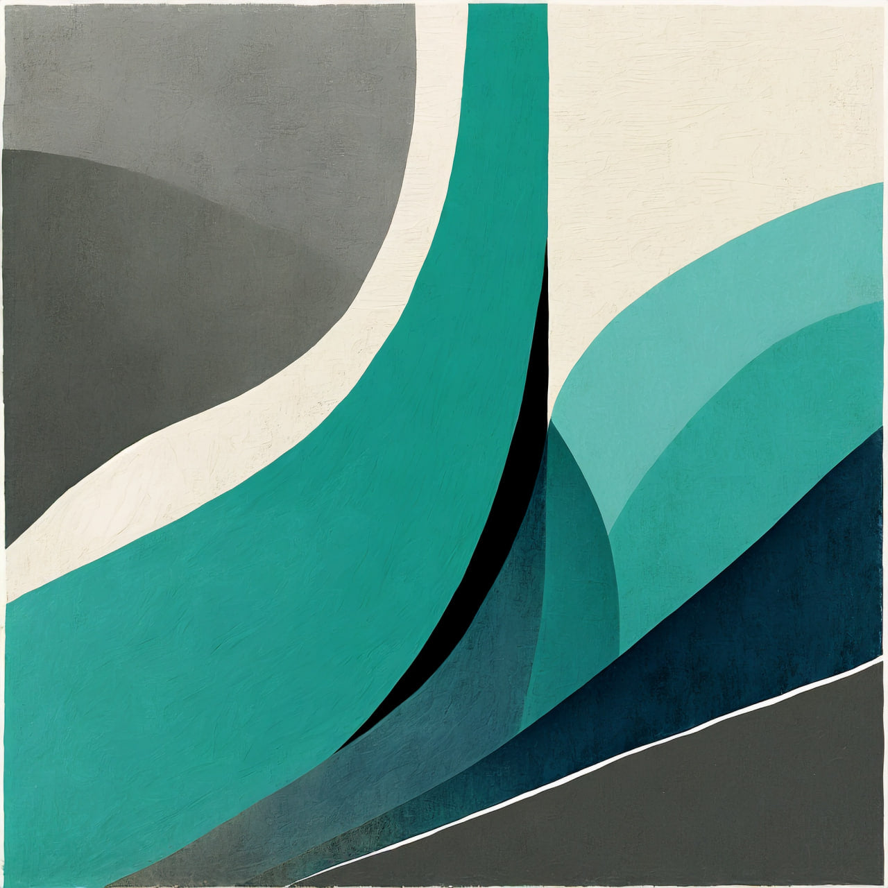 Modern Bedroom Printable Art  Teal Abstract Wall Decor