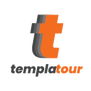 orange and gray logo with stylized t and tag line 